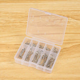 100 pcs Fishing Hooks Tackle Set With Box 10 Size