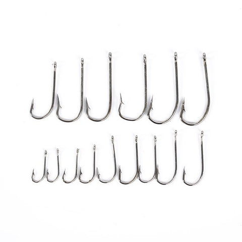 100 pcs Fishing Hooks Tackle Set With Box 10 Size