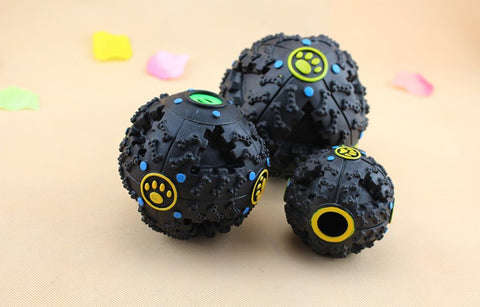 Food ball dog toy pet shrieking ball puzzle resistant teeth bite dog toys