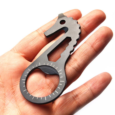 Outdoor Portable Pocket Multi Function EDC Tool Bottle Opener Wrench Screwdriver