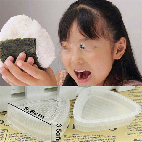 2PCS/1 Set Sushi Mold Onigiri Rice Ball Bento Press