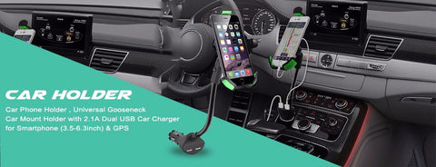 360 Rotating Car Phone Holder suction mount