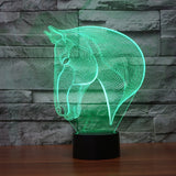 Horse 3d lamp