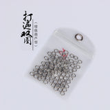 100Pcs bearking Classic Black steel fishing clips