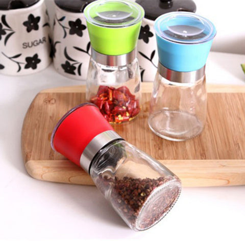 Salt and Pepper mill grinder Glass