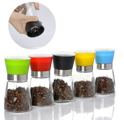 Salt and Pepper mill grinder Glass