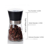 Salt and Pepper mill grinder Glass