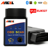 Elm327 Bluetooth ELM 327 V1.5 V 1.5 OBD2 OBDII Adaptor Scanner for Android Torque Code Reader