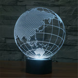 3D World Map Acrylic night lamp