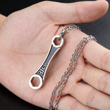 Classic Wrench 316L Stainless Steel Necklaces