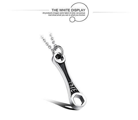 Classic Wrench 316L Stainless Steel Necklaces