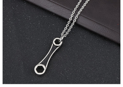 Classic Wrench 316L Stainless Steel Necklaces