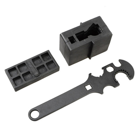 3 PCS Gunsmith Armorer's Tool Kit AR15 Rifle Lower & Upper Vise Block & Wrench