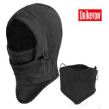 Thermal Fleece Balaclava Hat Hood Ski Bike Wind Stopper Face Mask Men Neck Warmer