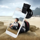 Phone Camera Lens 2 in 1 Professional HD Camera Lens Kit [0.45X Wide Angle+12.5X Macro] Clip-on Design for Smartphone