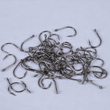 600pcs/lot Carbon Steel Fishing Hook Tackle Box 3# -12# 10 Sizes