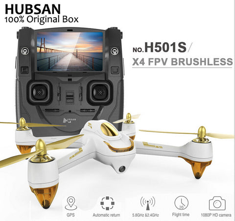 Hubsan H501S X4 Pro 5.8G FPV Brushless With 1080P HD Camera GPS RC Quadcopter RTF Mode Switch Remote Control Drone With Camera