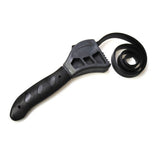 500mm Multitool Universal Wrench Black Rubber Strap Adjustable Spanner For Any Shape