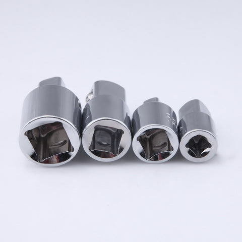 4pcs 1/4 3/8 1/2 Drive Socket Adapter Converter