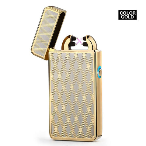 Cross Double Arc Lighter USB Pulse Cigar Lighters