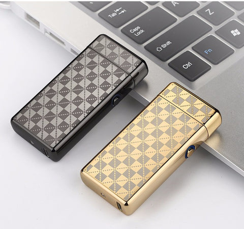 Cross Double Arc Lighter USB Pulse Cigar Lighters