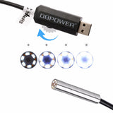 2 MP USB Endoscope 15M/7M/5M 8.5MM 6LED Lens HD Inspection Mini Camer Borescope Snake Video Cam Night Vision With OTG