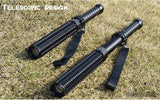 powerful telescoping led cree xml t6 flashlight tactical torch baton flash light self defense 18650 OR AAA 3000 lumens