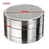 3 4 5 Layers Herb Spice Grinder Metal Plate Magnetic Pollinator 40mm