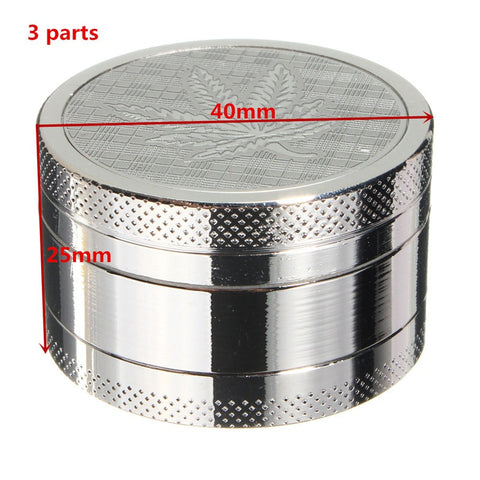 3 4 5 Layers Herb Spice Grinder Metal Plate Magnetic Pollinator 40mm