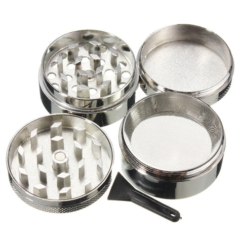 3 4 5 Layers Herb Spice Grinder Metal Plate Magnetic Pollinator 40mm