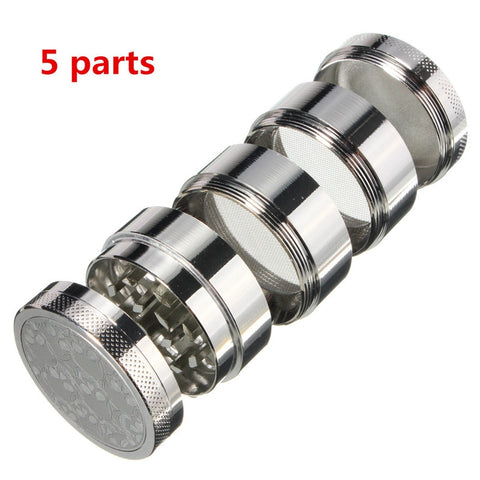 3 4 5 Layers Herb Spice Grinder Metal Plate Magnetic Pollinator 40mm