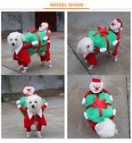 Christmas Dog Costumes Funny Santa Claus