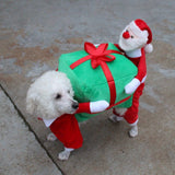 Christmas Dog Costumes Funny Santa Claus