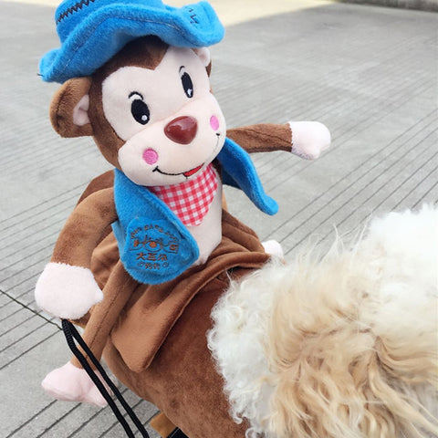 Funny Dog Costume Pet clothes Cowboy