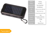 Solar Power Bank 10000mAh Waterproof