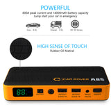 14000mah Portable Car Jump Starter Power Bank Emergency Auto Battery Booster Pack  800A Peak Current