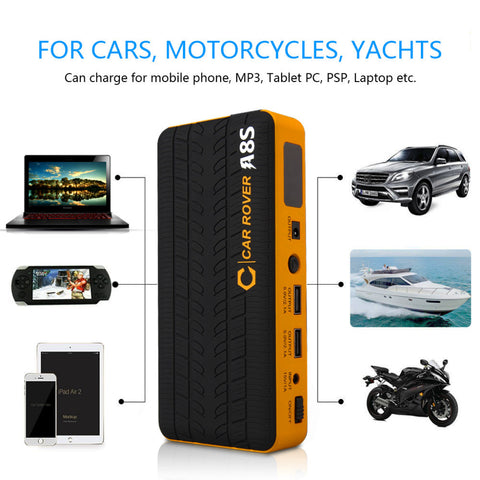 14000mah Portable Car Jump Starter Power Bank Emergency Auto Battery Booster Pack  800A Peak Current