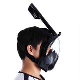 full face diving mask 180 degree wide view snorkel