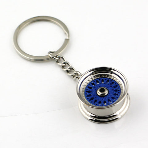 wheel hub model keychain