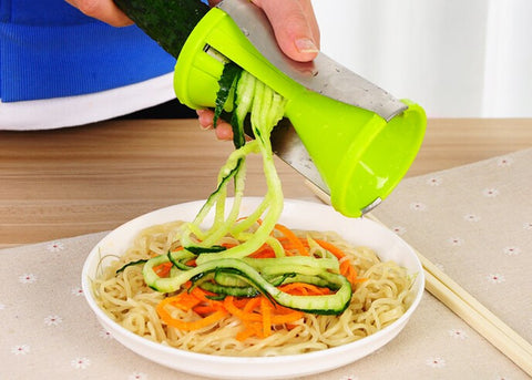 4 Blade Replaceable Vegetable Spiral Slicer Cutter