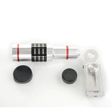 Universal Clip On 18X Telephoto Lens Mobile Phone Optical Zoom Telescope