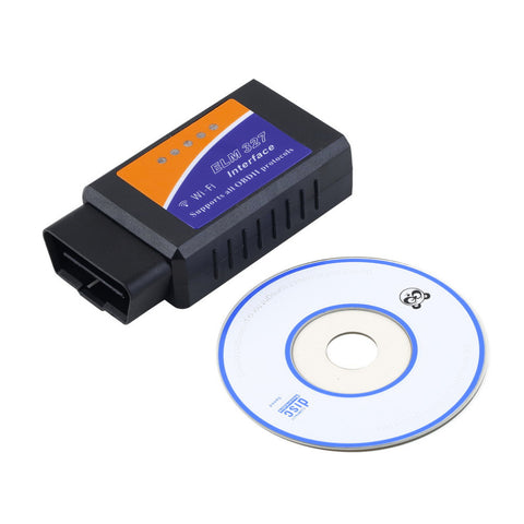 Auto OBD2 Diagnostic Tool ELM 327 WIFI OBDII Scanner V 1.5 Wireless For Both Android / IOS