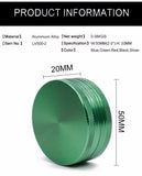2 Layers Herb Spice Grinder Metal  50mm