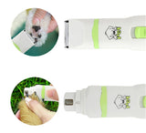 2 in 1 Codos Pet Dog Cat Hair Trimmer Paw Nail Grinder