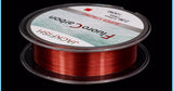 100M Fluorocarbon Fishing Line  red/clear two colors 4-32LB Carbon Fiber Leader Line