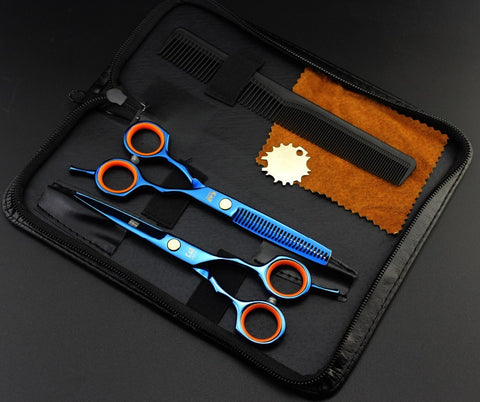 2 Scissors+Bag+Comb Japan High Quality 5.5/6.0 Inch Professional Hairdressing Scissors