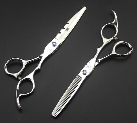 2 Scissors+Bag+Comb Japan High Quality 5.5/6.0 Inch Professional Hairdressing Scissors