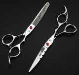 2 Scissors+Bag+Comb Japan High Quality 5.5/6.0 Inch Professional Hairdressing Scissors