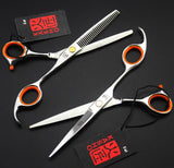 2 Scissors+Bag+Comb Japan High Quality 5.5/6.0 Inch Professional Hairdressing Scissors