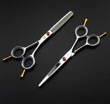 2 Scissors+Bag+Comb Japan High Quality 5.5/6.0 Inch Professional Hairdressing Scissors